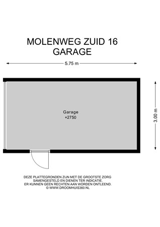 Floorplan - Molenweg Zuid 16, 6129 PH Urmond